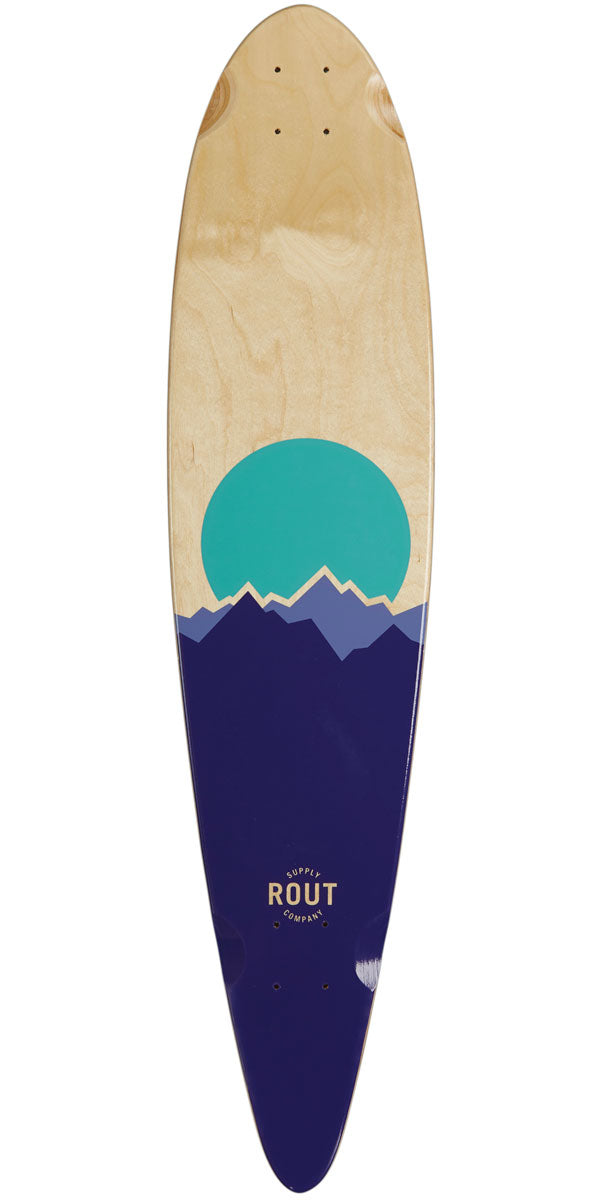 Rout Peaks Pintail Longboard Deck