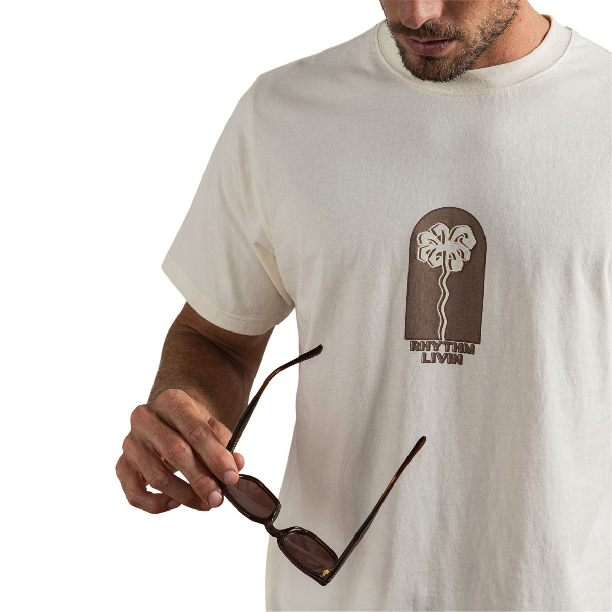 Rhythm Shaken Vintage T-Shirt - Natural