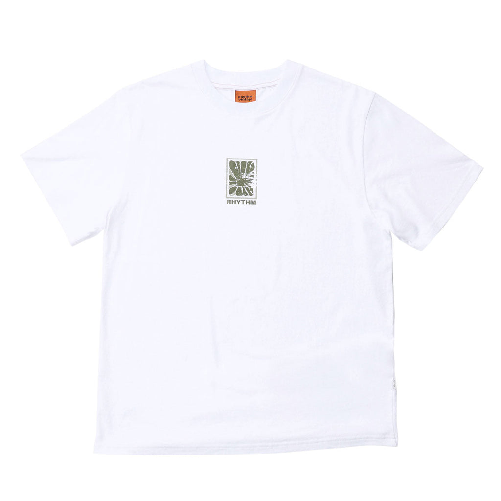 Rhythm Imprint Vintage T-Shirt - White