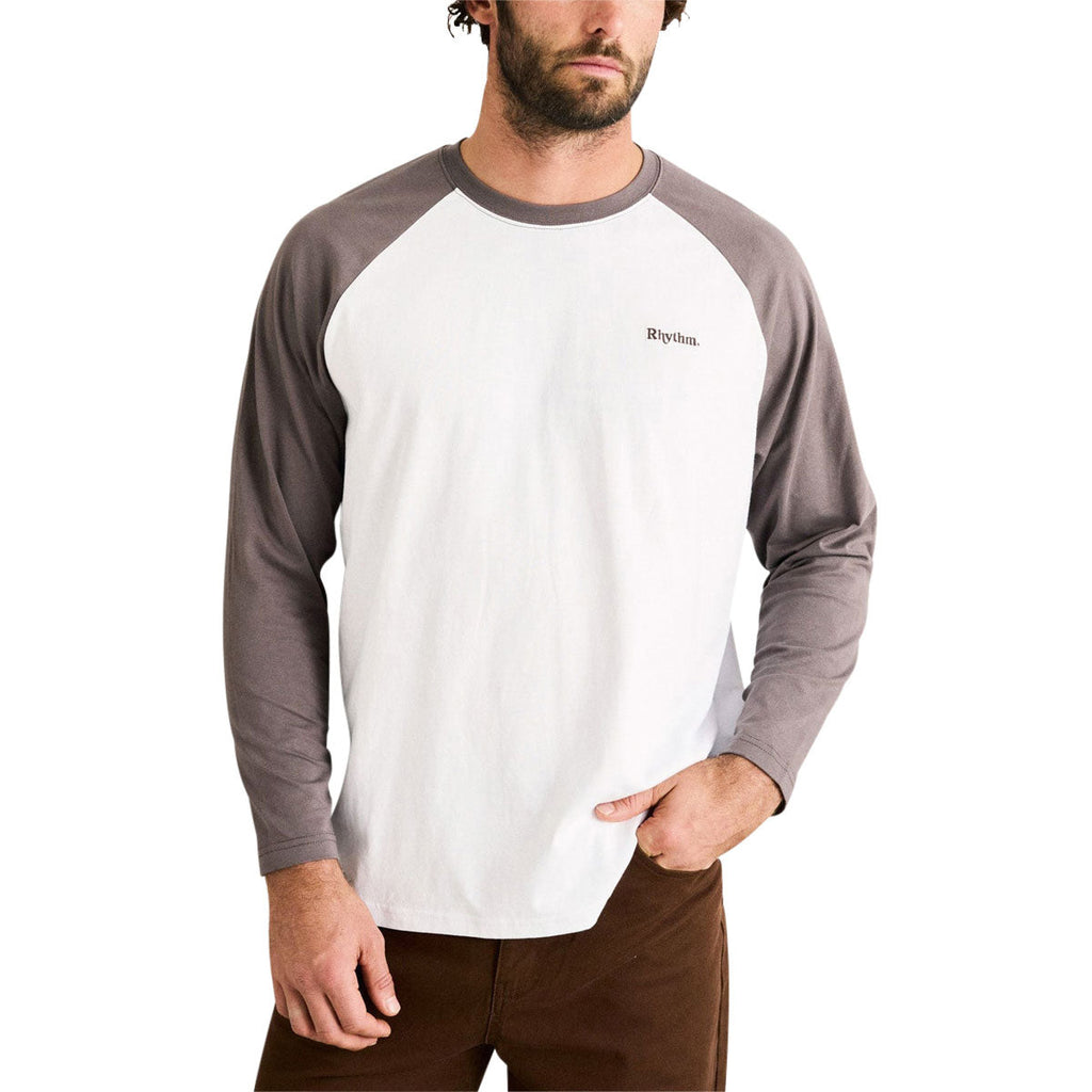 Rhythm Foster Long Sleeve T-Shirt - Bone
