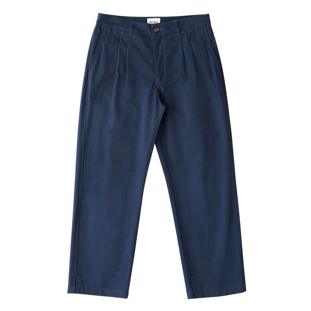 Rhythm Twill Pressed Trouser Pants - Navy