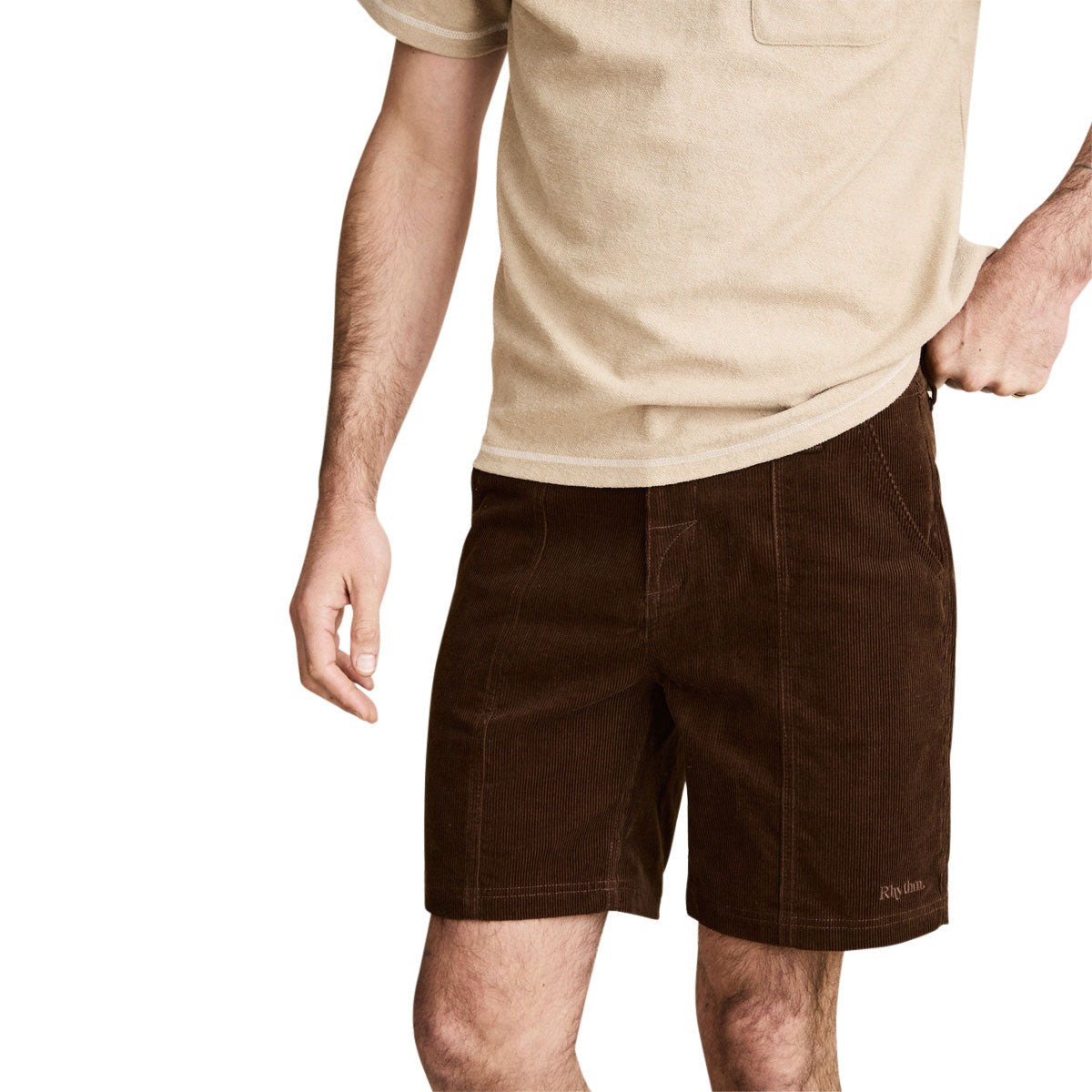 Rhythm Haight Cord Shorts - Chocolate