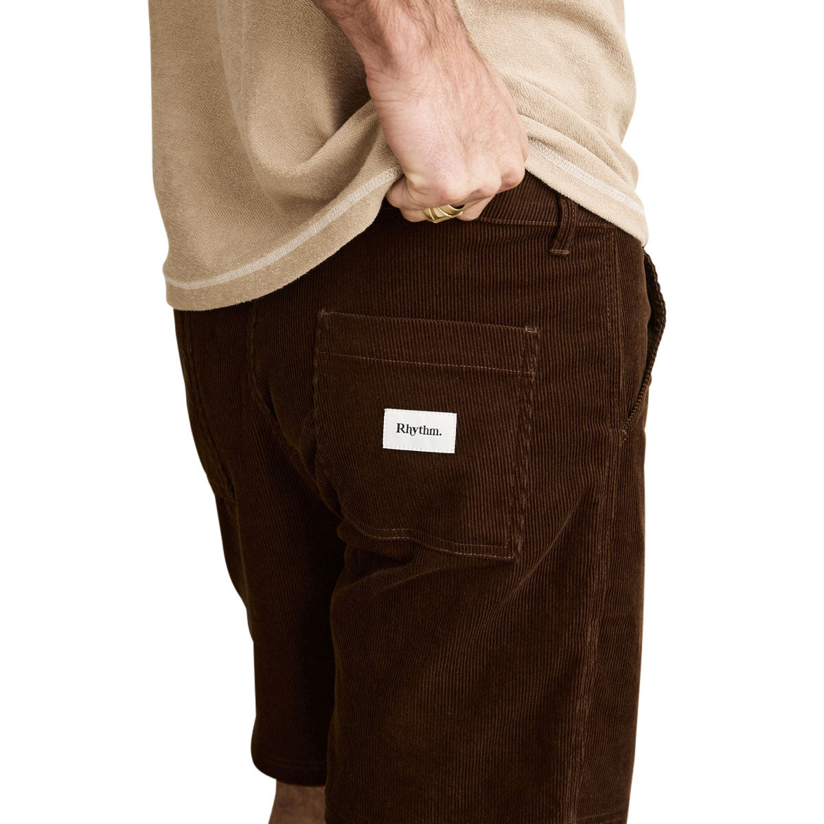 Rhythm Haight Cord Shorts - Chocolate