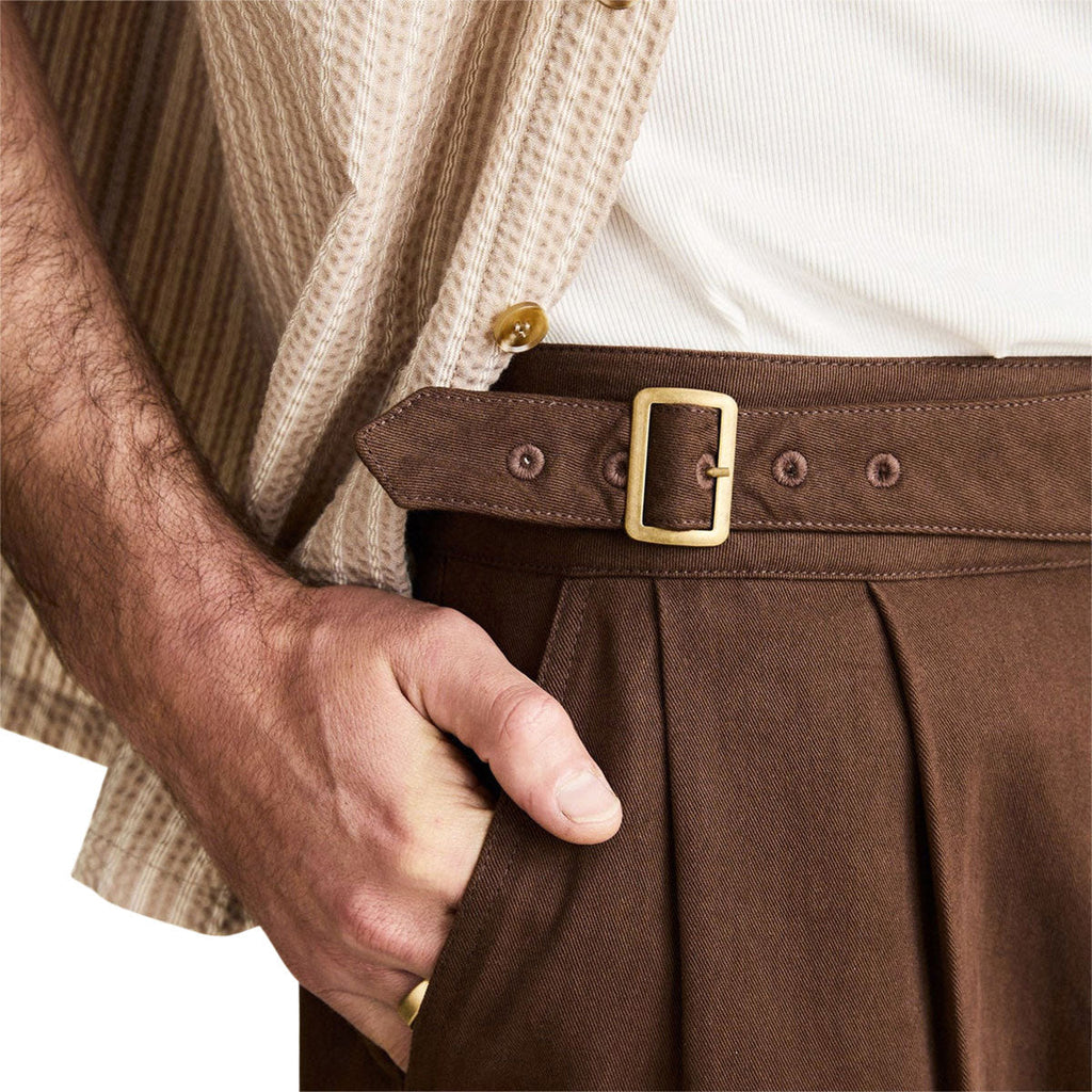 Rhythm Ghurka Pants - Brown