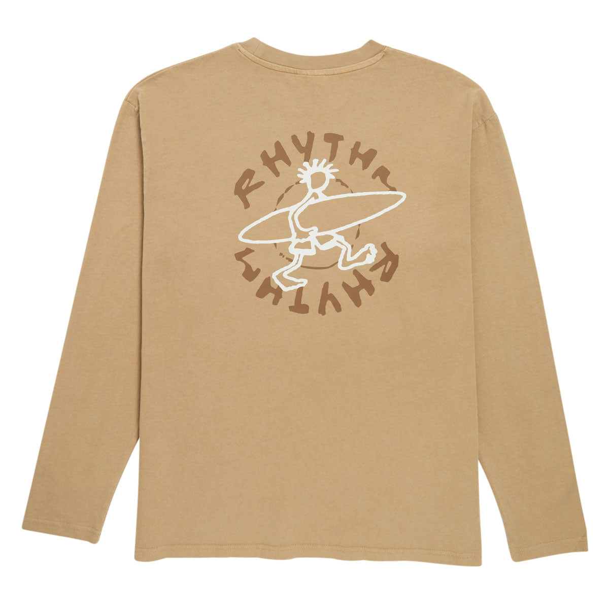 Rhythm Jaunt Vintage Long Sleeve T-Shirt - Macadamia