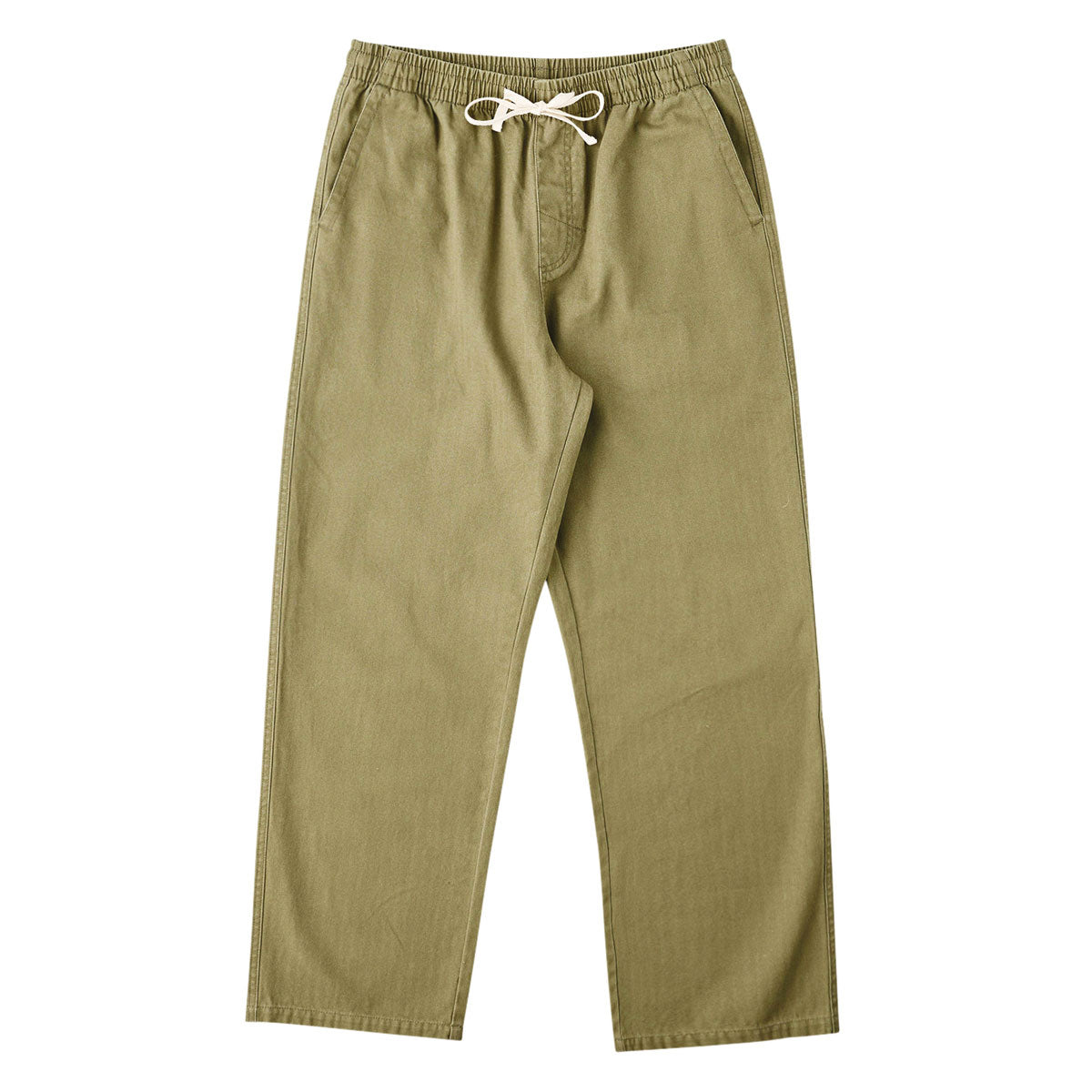 Rhythm Essential Herringbone Jam Pants - Olive