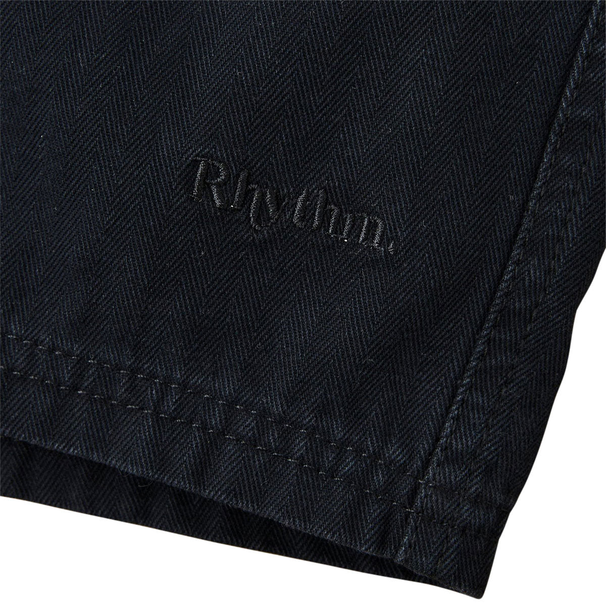 Rhythm Haight Herringbone Shorts - Vintage Black