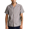 Rhythm Vacation Stripe Shirt - Chocolate