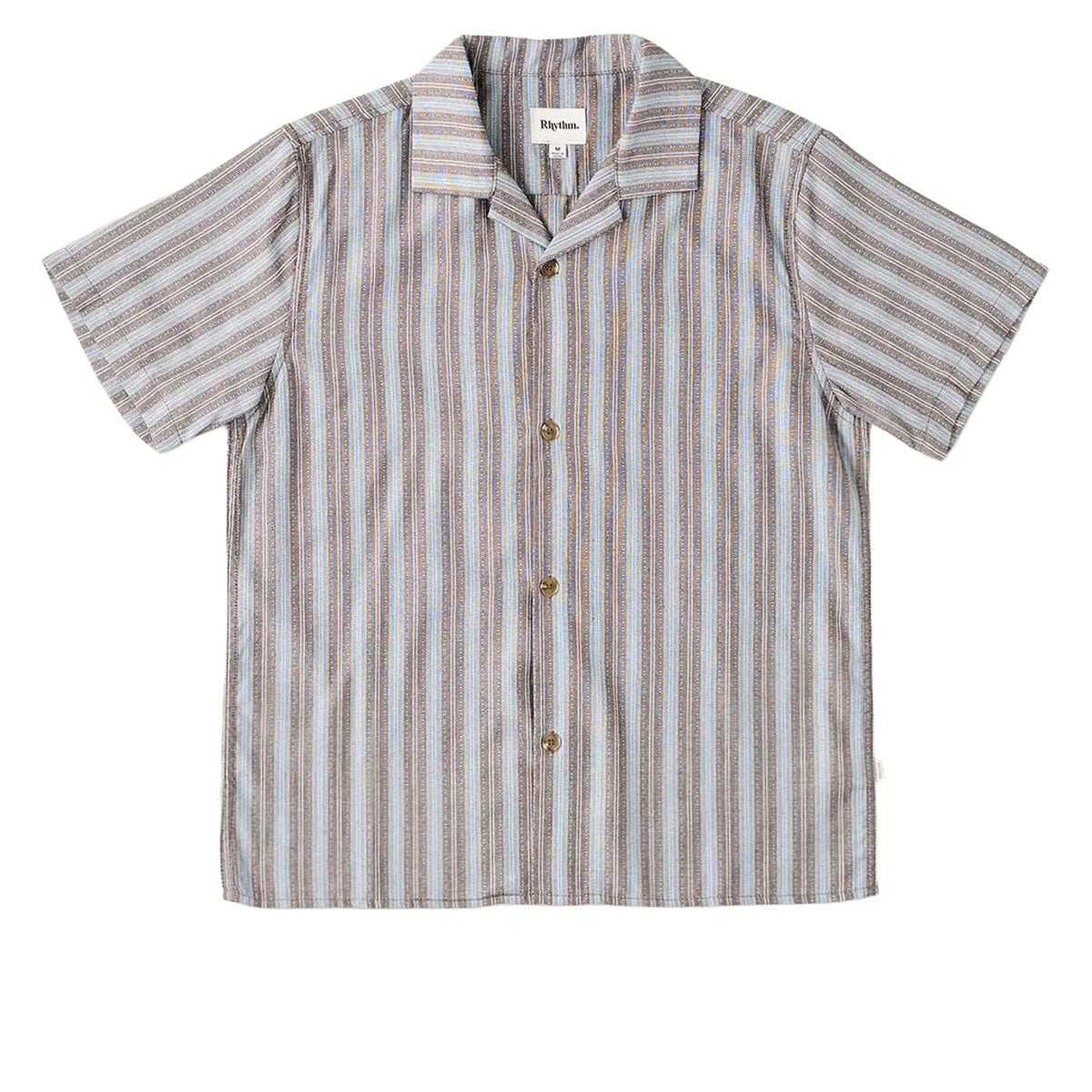 Rhythm Vacation Stripe Shirt - Chocolate