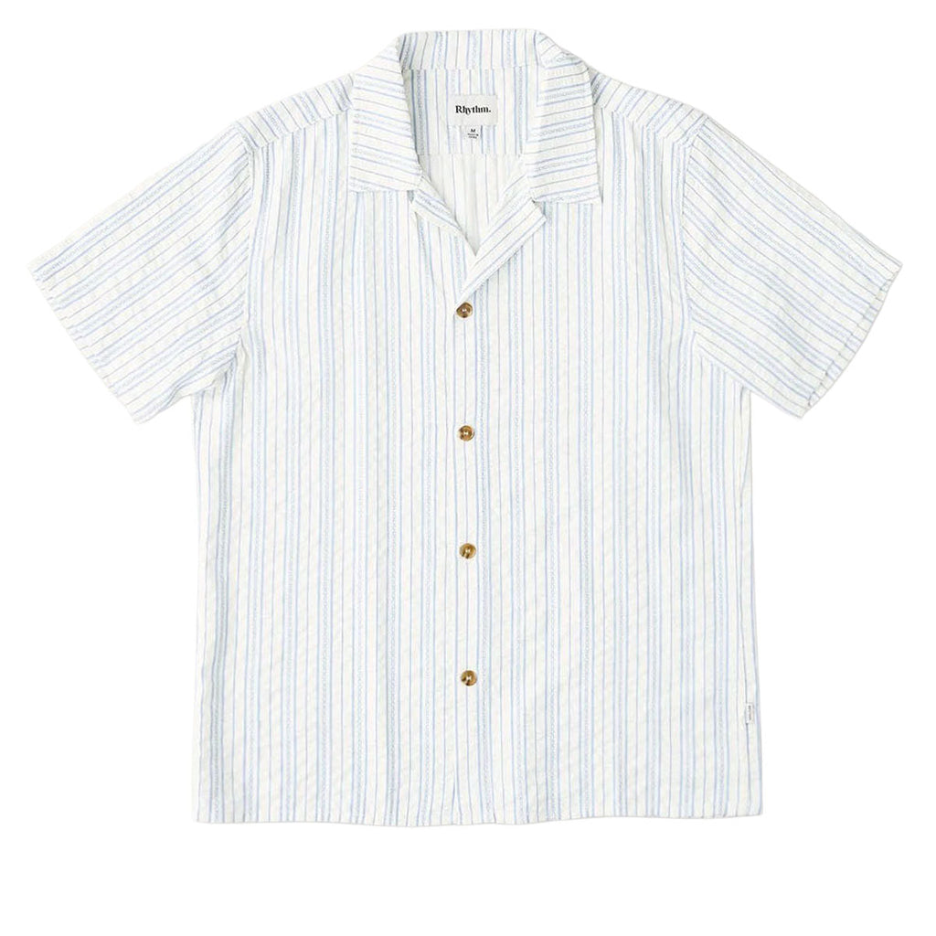 Rhythm Novelty Stripe Shirt - White