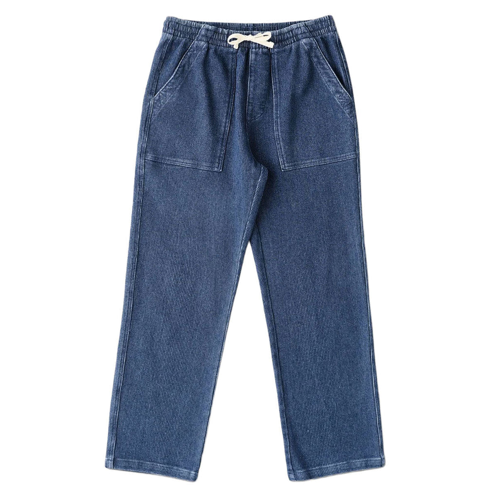 Rhythm Textured Wale Jam Pants - Washed Indigo