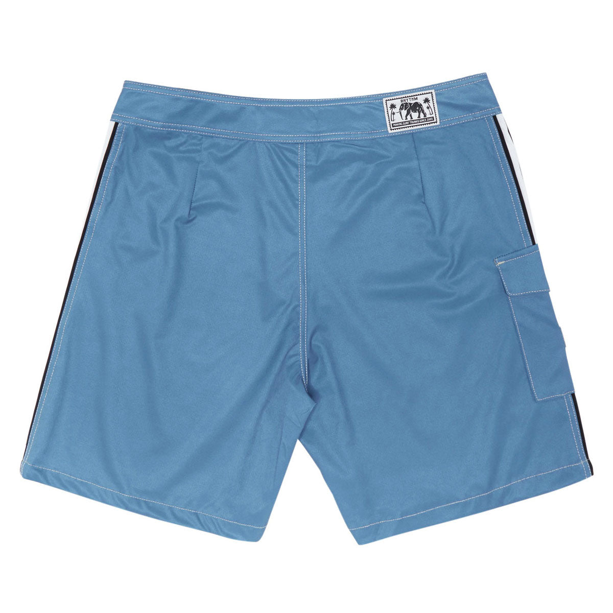 Rhythm Panel Stripe Boardshorts - Mineral Blue