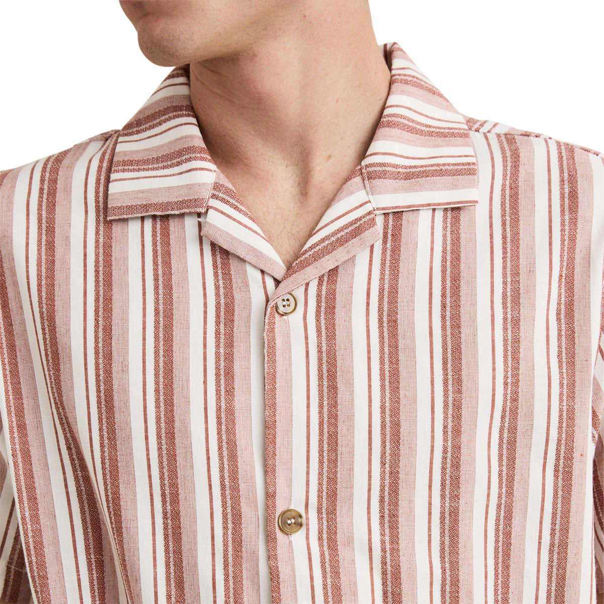 Rhythm Vacation Stripe Shirt - Natural 2026