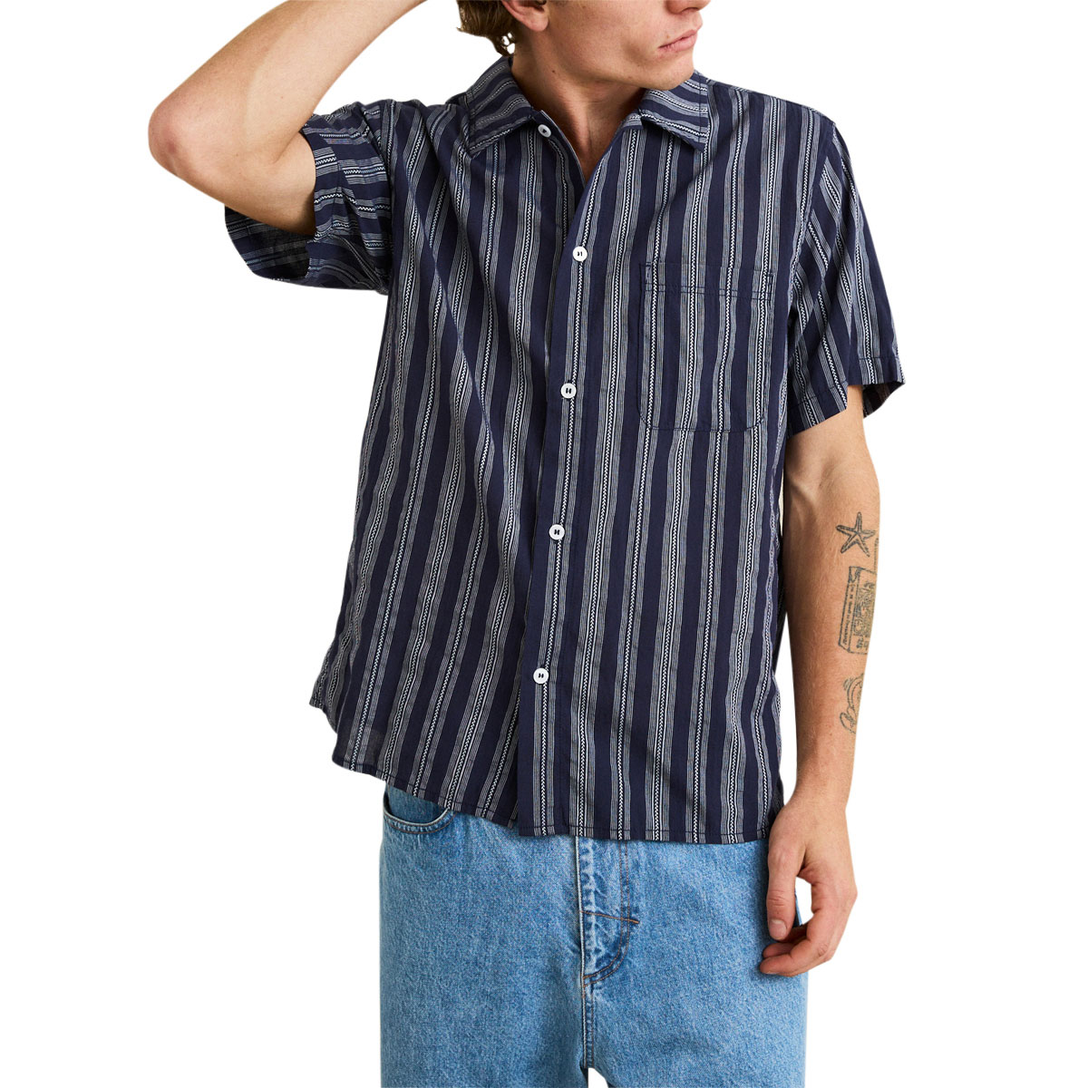 Rhythm Harbor Stripe Shirt - Navy