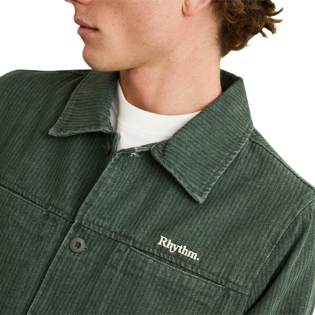 Rhythm Harlan Long Sleeve Shirt - Olive