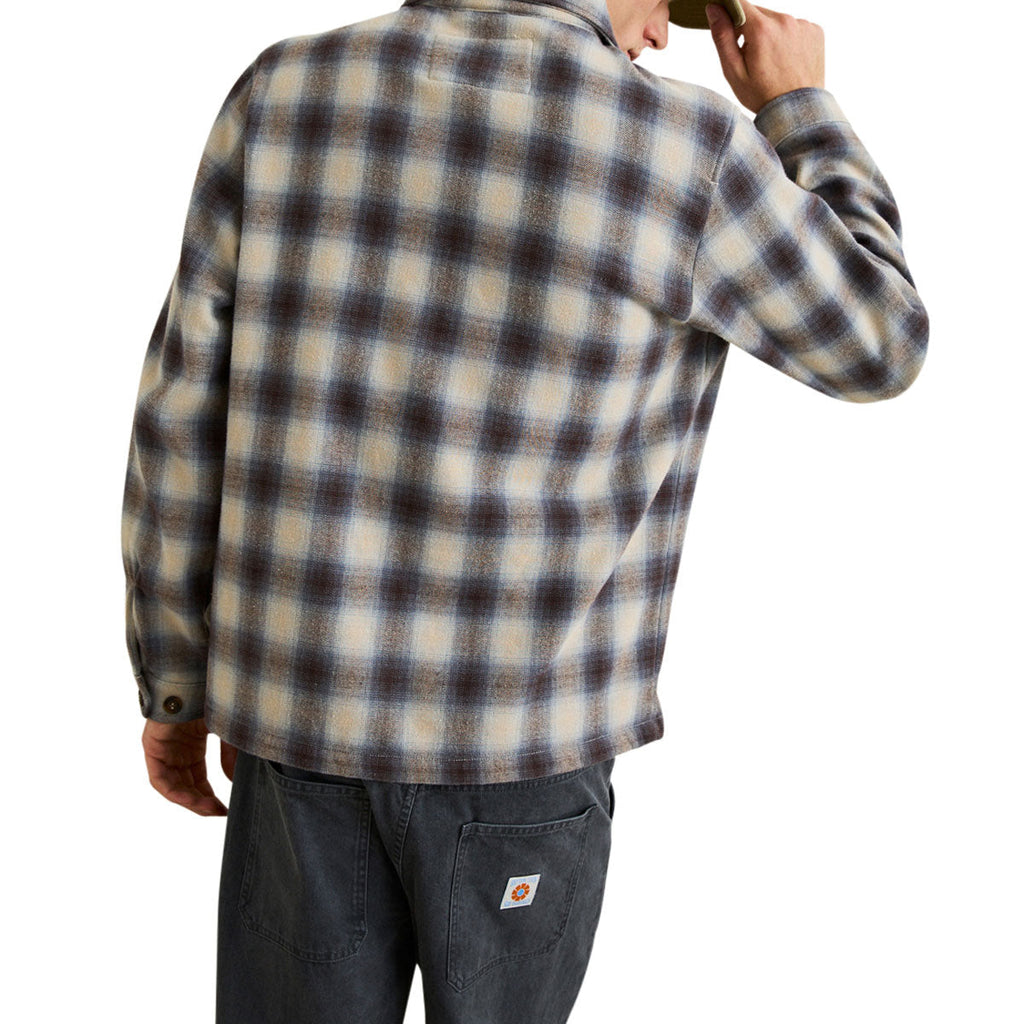 Rhythm Polar Bond Long Sleeve Flannel Shirt - Smoke