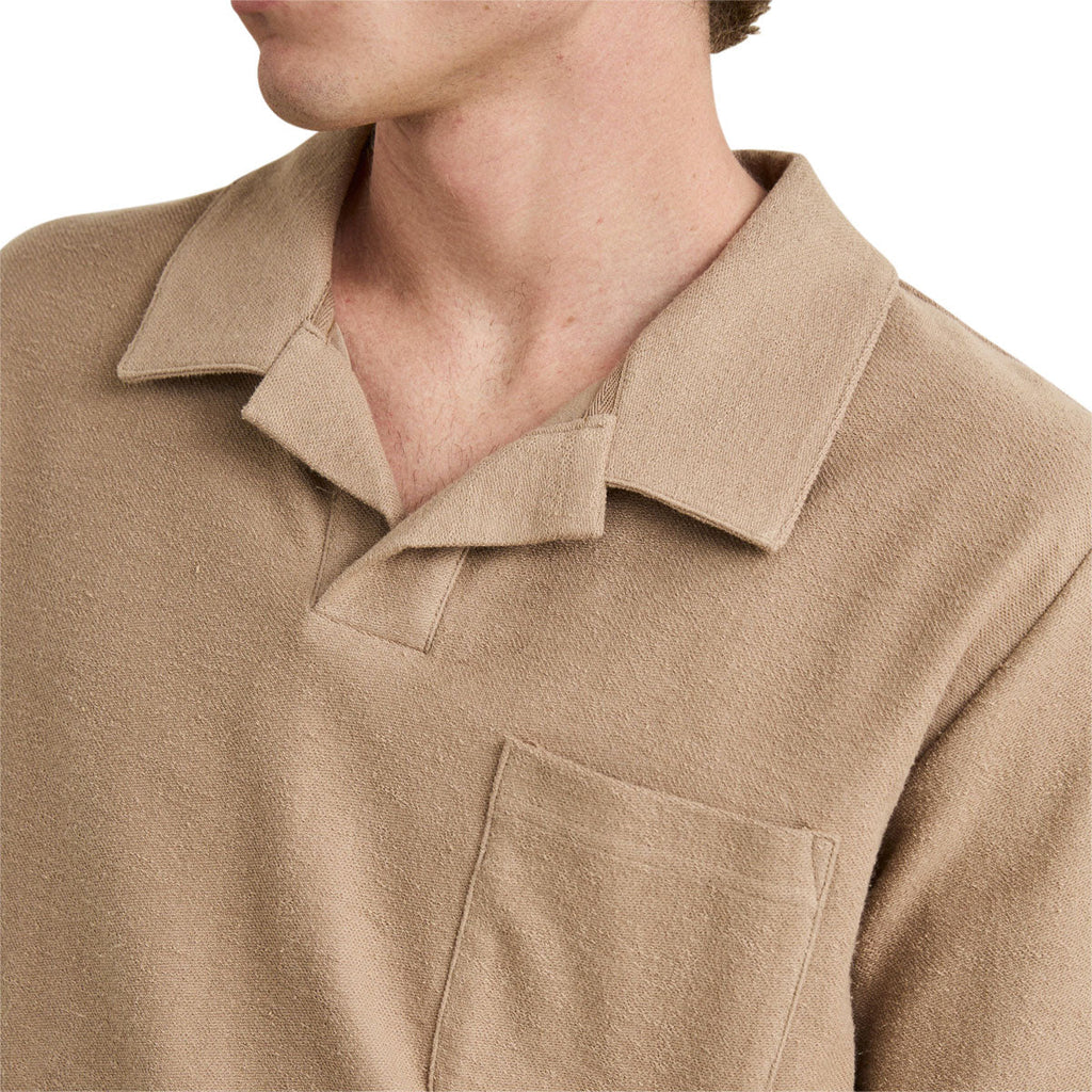 Rhythm Vintage Terry Polo Shirt - Incense