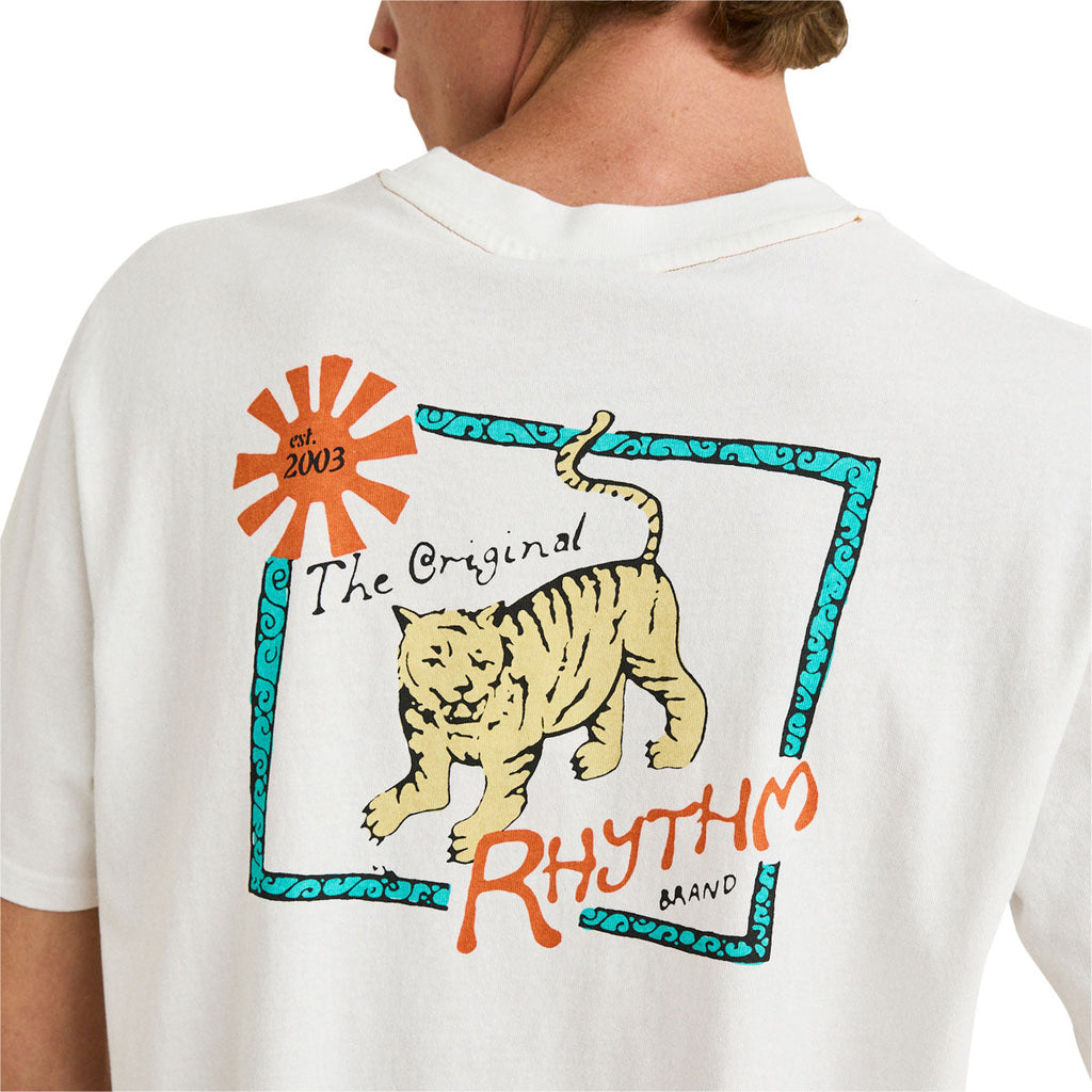 Rhythm Tiger Vintage T-Shirt - Vintage White