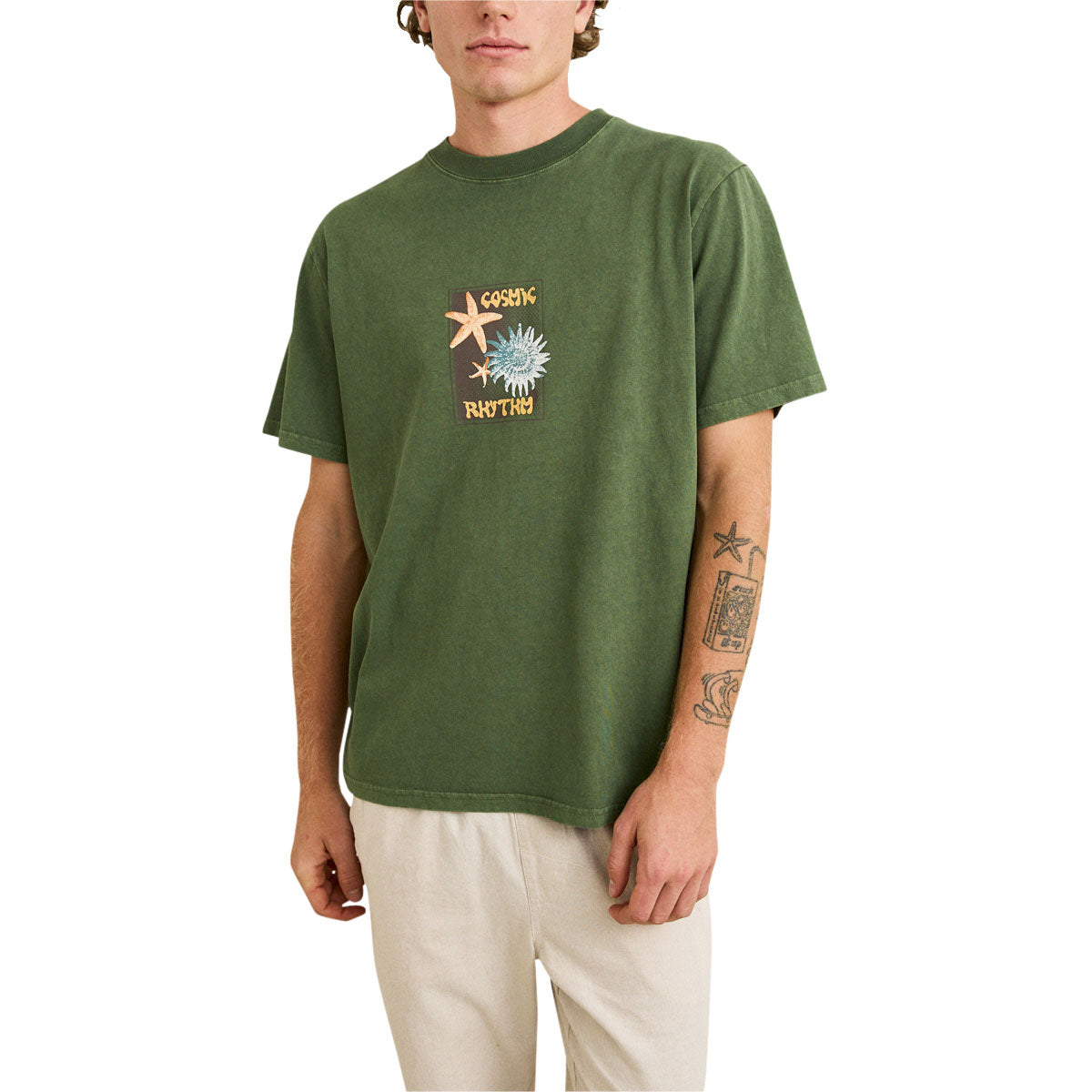 Rhythm Starfish Vintage T-Shirt - Dill