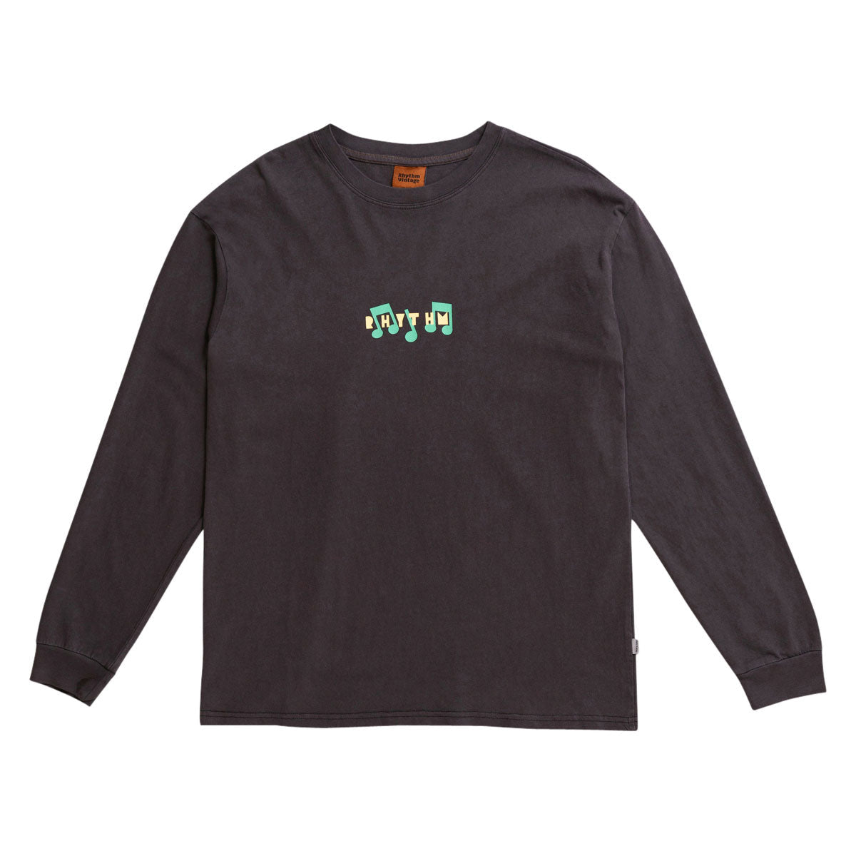 Rhythm Radio Sounds Vintage Long Sleeve T-Shirt - Vintage Black