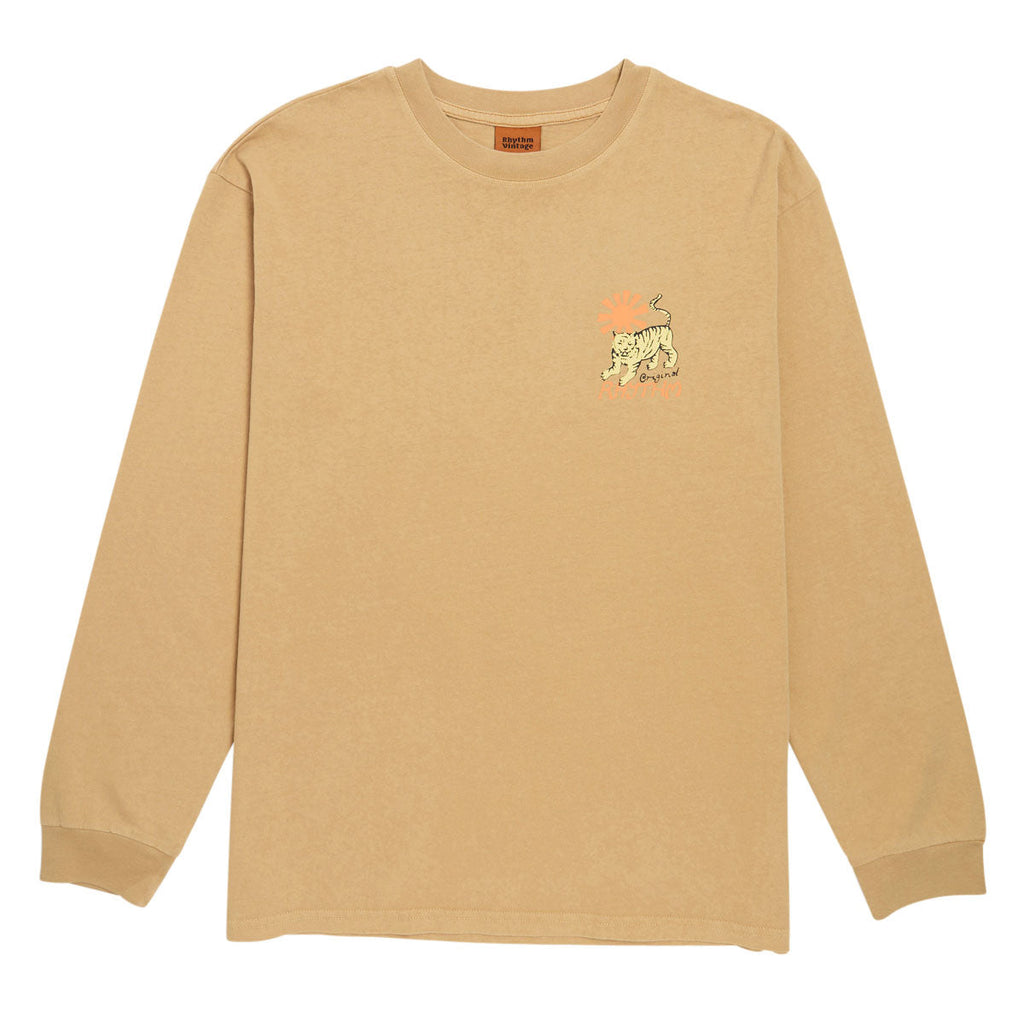 Rhythm Tiger Vintage Long Sleeve T-Shirt - Sand