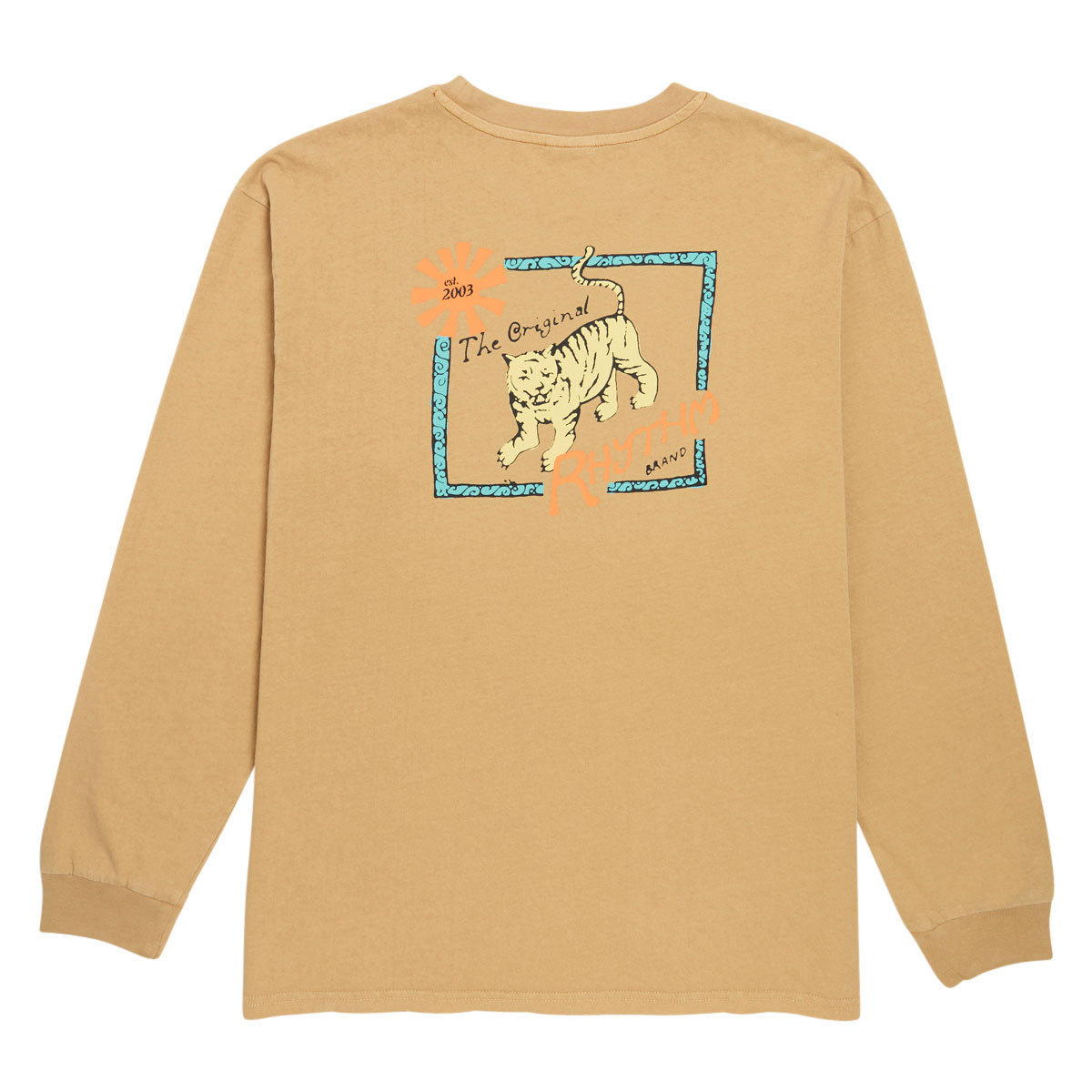 Rhythm Tiger Vintage Long Sleeve T-Shirt - Sand