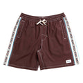 Rhythm Panel Stripe Boardshorts - Chestnut