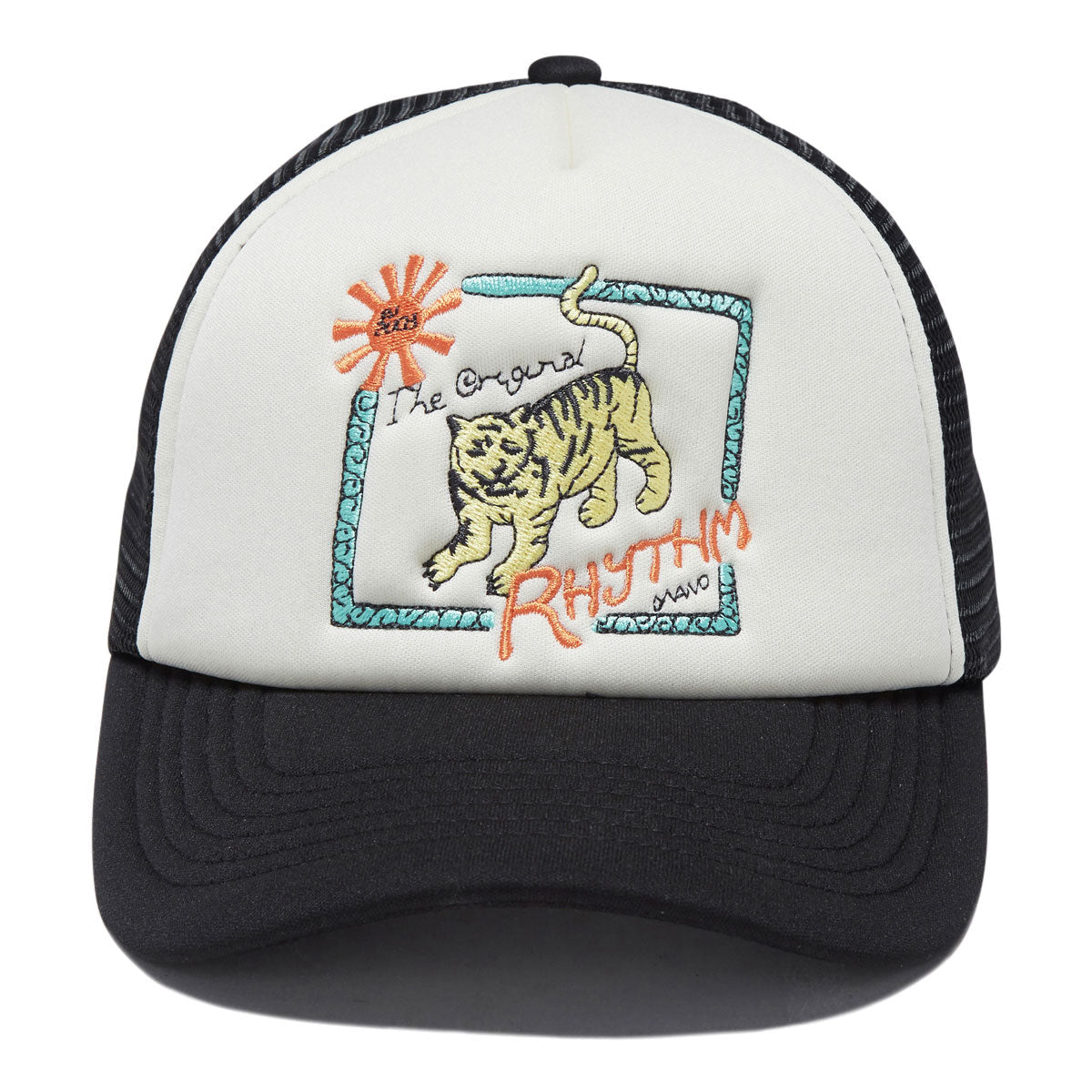 Rhythm Tiger Trucker Hat - Black