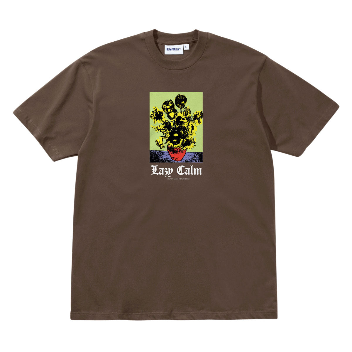 Butter Goods Lazy Calm T-Shirt - Brown