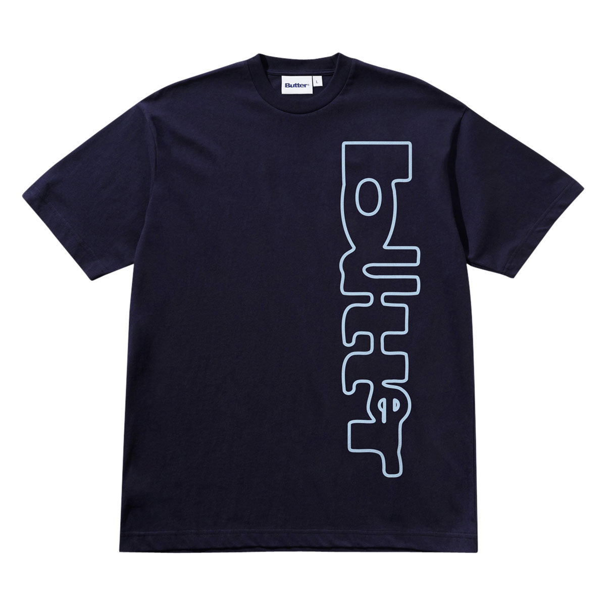 Butter Goods Warped T-Shirt - Navy