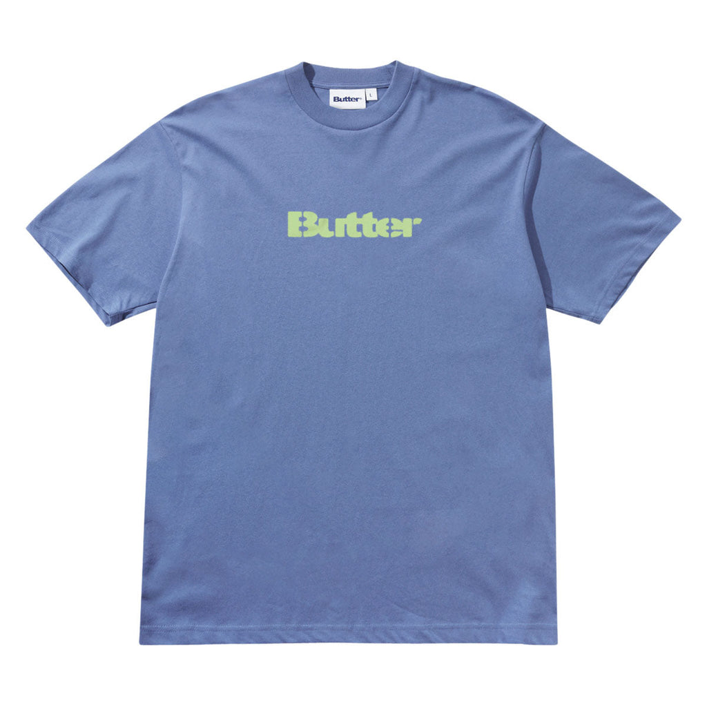 Butter Goods Stencil Logo T-Shirt - Pacific