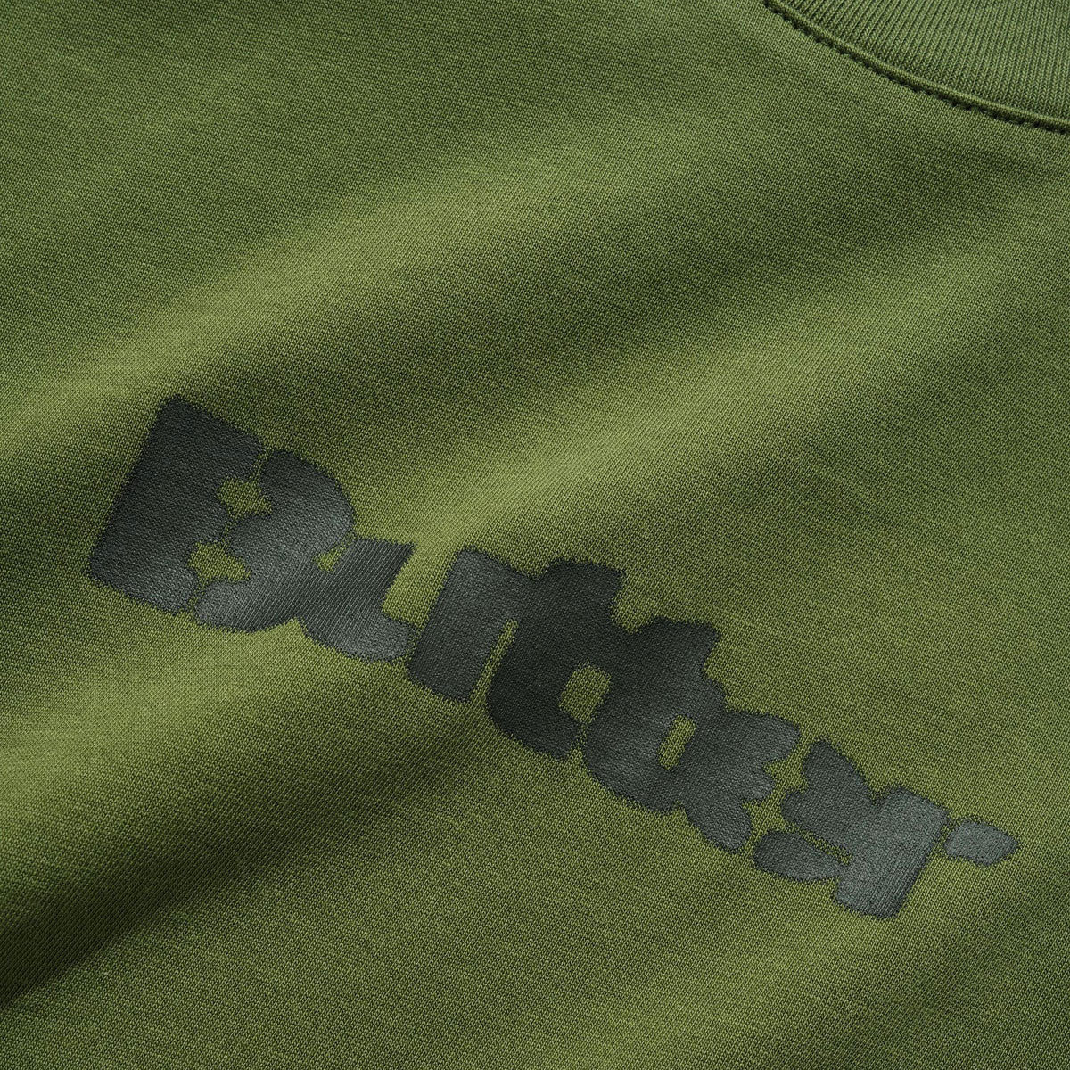 Butter Goods Stencil Logo T-Shirt - Army