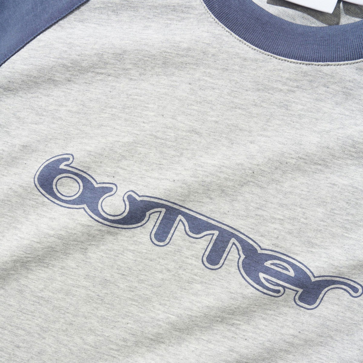 Butter Goods Witness Raglan T-Shirt - Slate/Ash