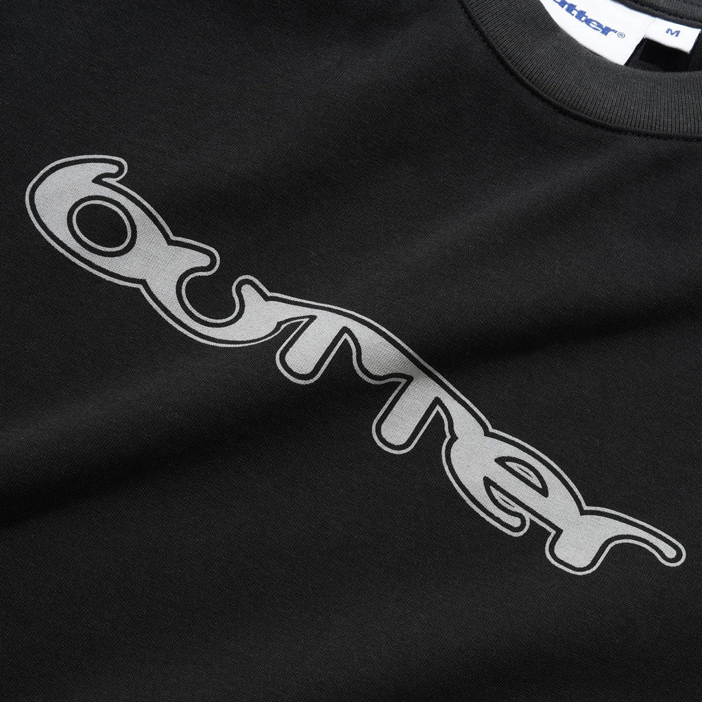 Butter Goods Witness Raglan T-Shirt - Black/Dark Grey