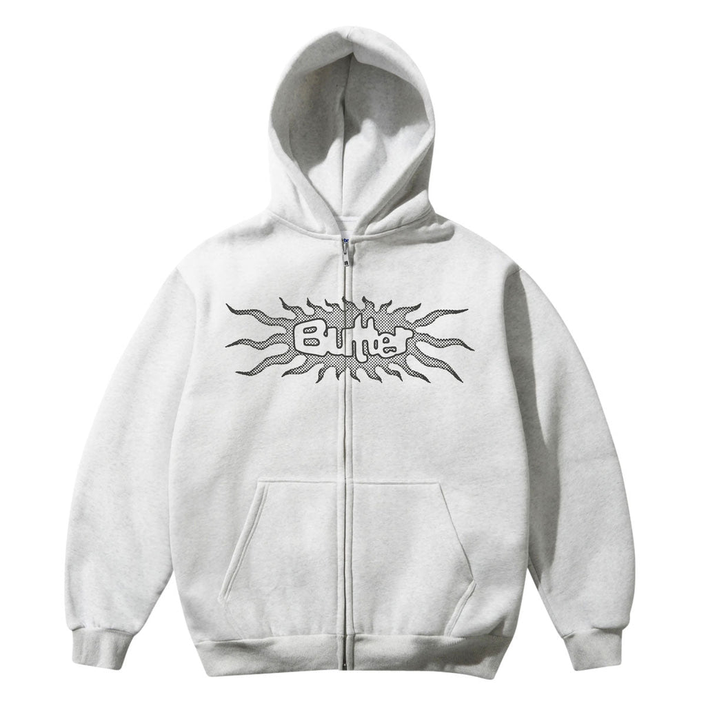 Butter Goods Solar Zip-Thru Hoodie - Ash