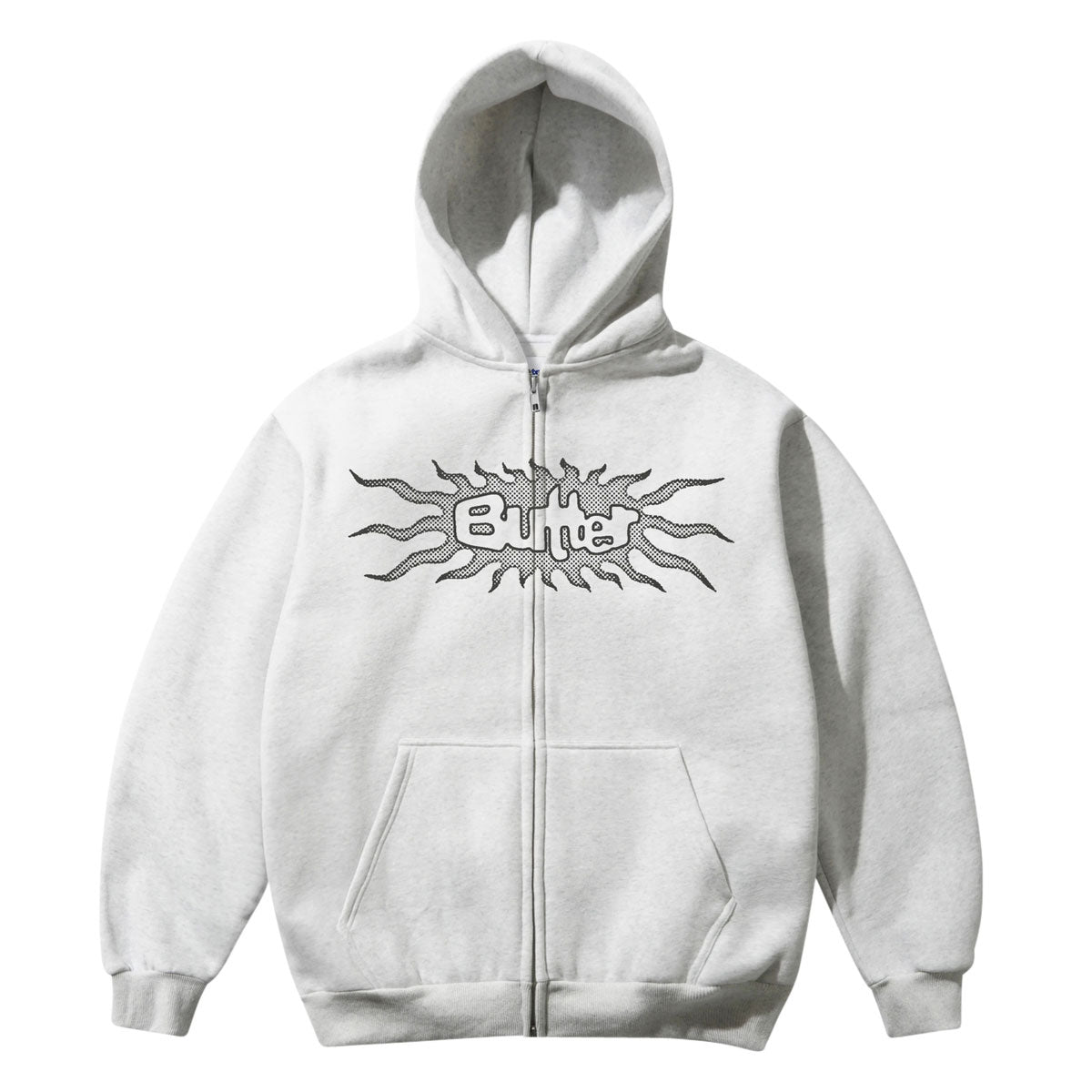 Butter Goods Solar Zip-Thru Hoodie - Ash