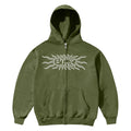 Butter Goods Solar Zip-Thru Hoodie - Army