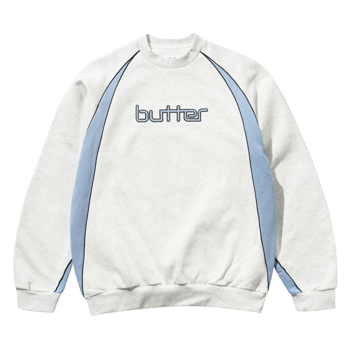 Butter Goods Match Crewneck Sweatshirt - Ash
