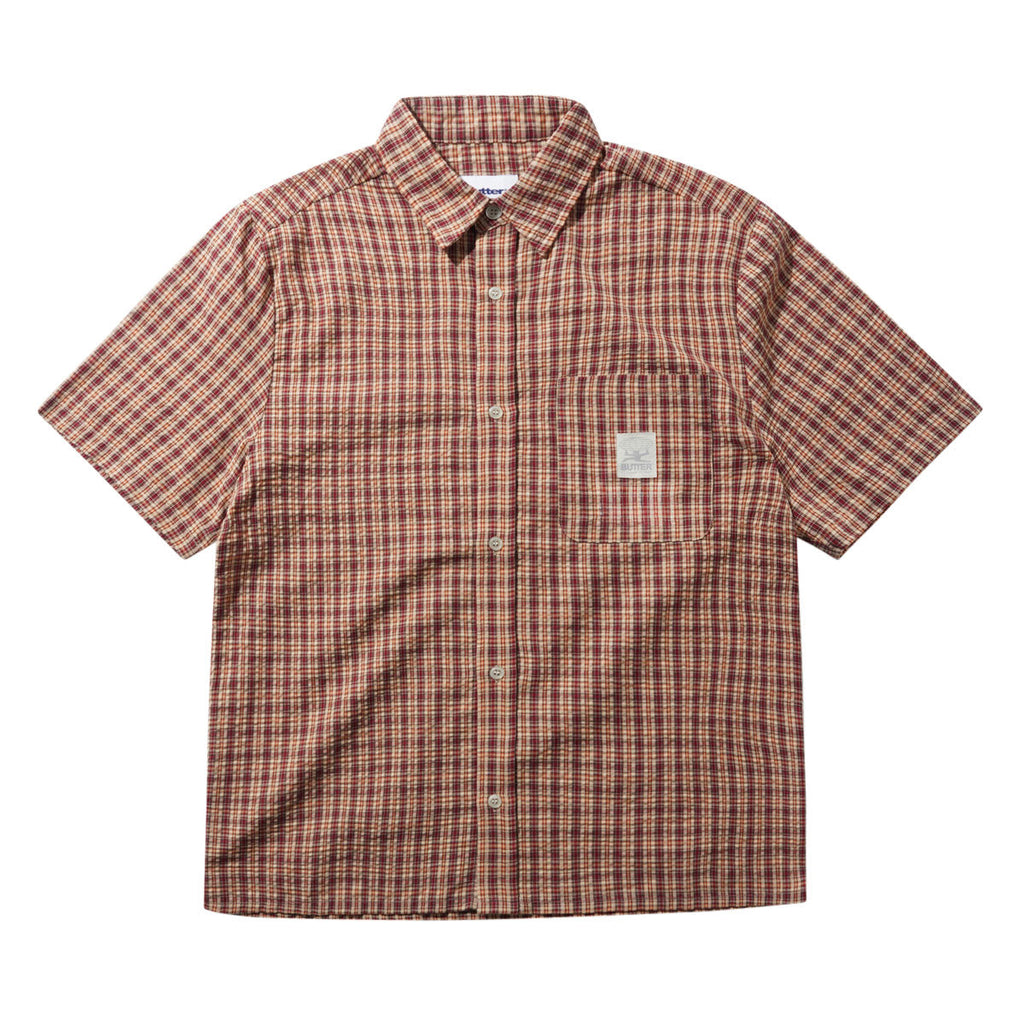 Butter Goods Equipment Shirt - Red/Yellow