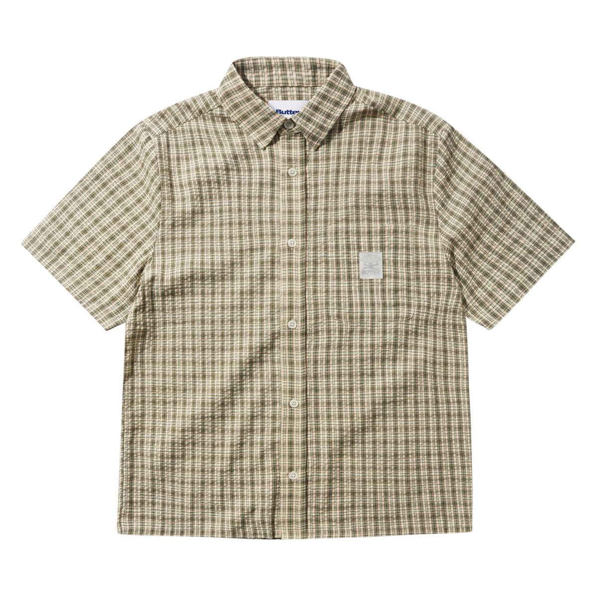 Butter Goods Equipment Shirt - Moss/Yellow