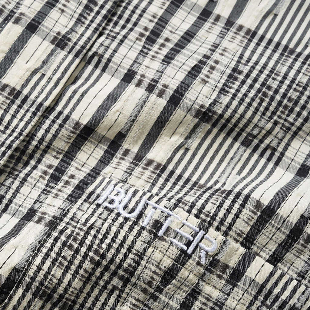 Butter Goods Spring Shirt - Black/Cream