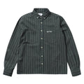 Butter Goods Seersucker Long Sleeve Shirt - Forest
