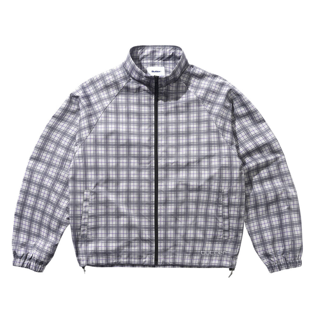 Butter Goods Plaid Nylon Jacket - Grey