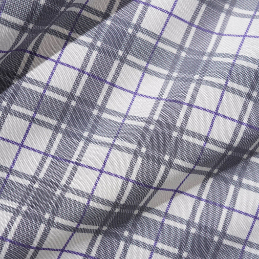 Butter Goods Plaid Nylon Jacket - Grey