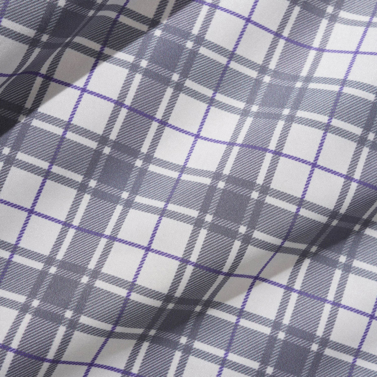 Butter Goods Plaid Nylon Jacket - Grey