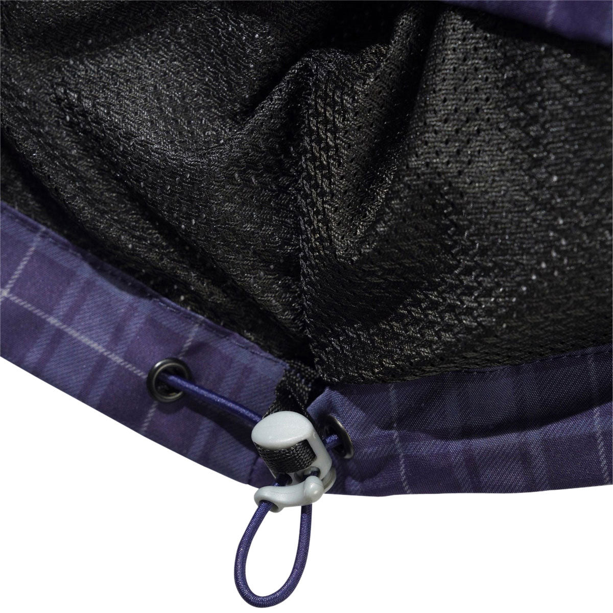 Butter Goods Plaid Nylon Jacket - Navy