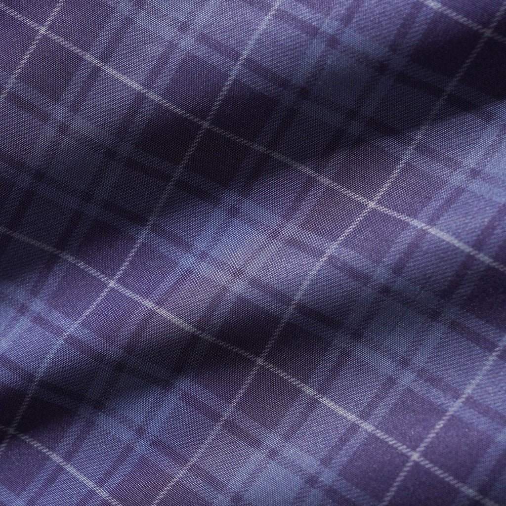 Butter Goods Plaid Nylon Jacket - Navy