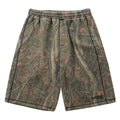 Butter Goods Overlock Stitch Fleece Shorts - Forest Camo