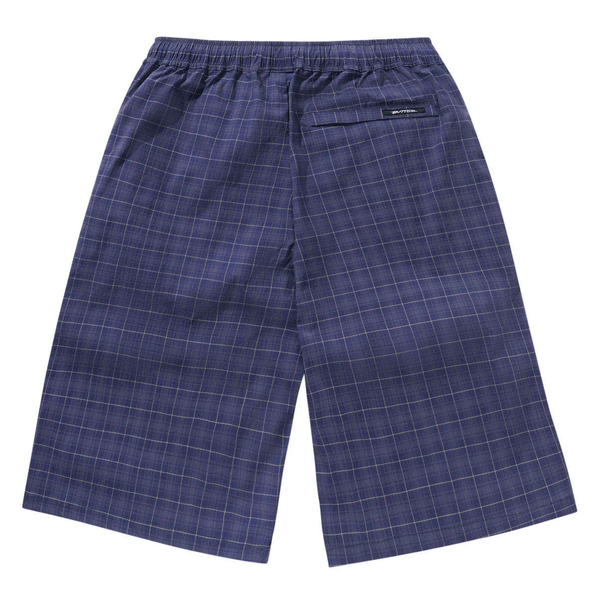 Butter Goods Main Shorts - Navy Plaid