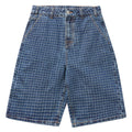 Butter Goods Big Grid Denim Shorts - Indigo
